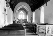 Interior Of The Parish Church c.1951, Carlton Colville