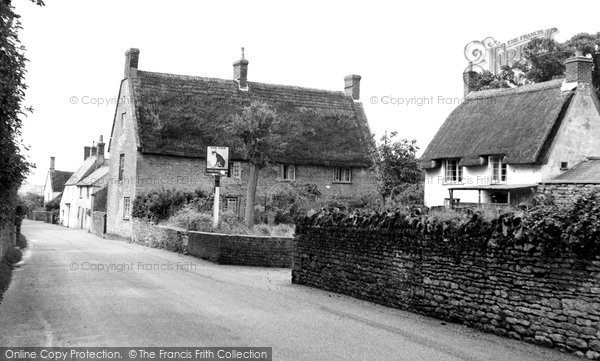 Photo of Carlton, High Street And The Fox c.1955