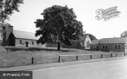 The Church, Chapel And School c.1955, Carlton Husthwaite