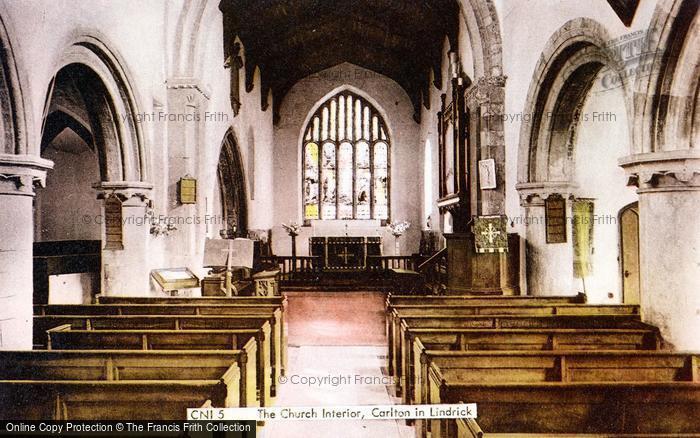 Photo of Carlton In Lindrick, The Church Interior c.1965