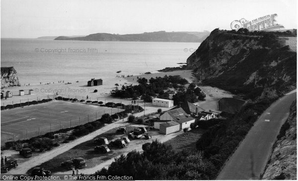 Photo of Carlyon Bay, c.1955