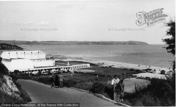 Photo of Carlyon Bay, The Bay c.1955 - Francis Frith