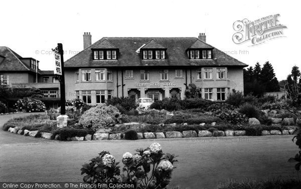 Photo of Carlyon Bay, The Cliff Head Hotel c.1955