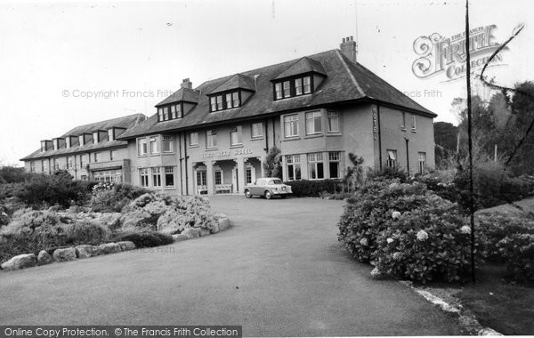 Photo of Carlyon Bay, The Cliff Head Hotel c.1955