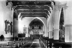 Church Interior 1898, Carmarthen