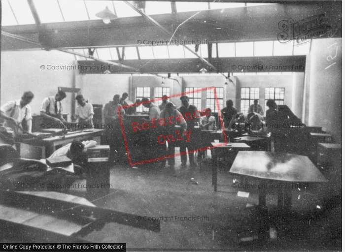 Photo of Carmarthen, College, The Handwork Department c.1950