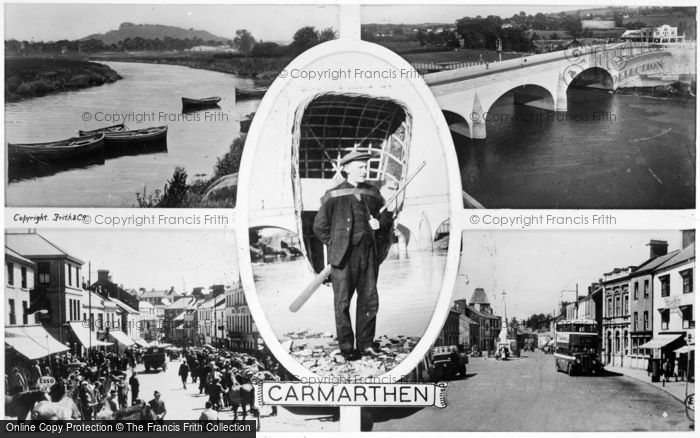 Photo of Carmarthen, Composite c.1950