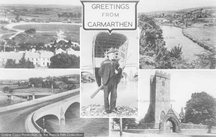 Photo of Carmarthen, Composite c.1955