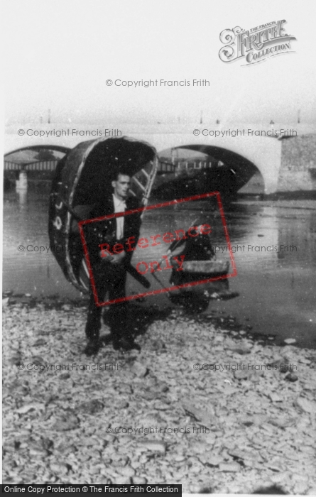 Photo of Carmarthen, Coracle Men c.1950