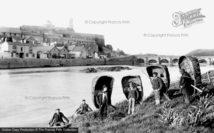 Photo of Carmarthen, Coracles 1898