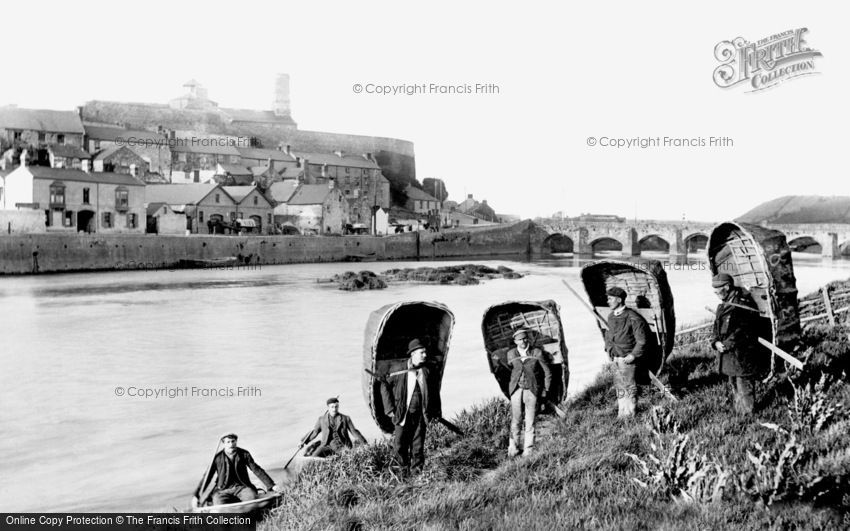 Carmarthen, Coracles 1898