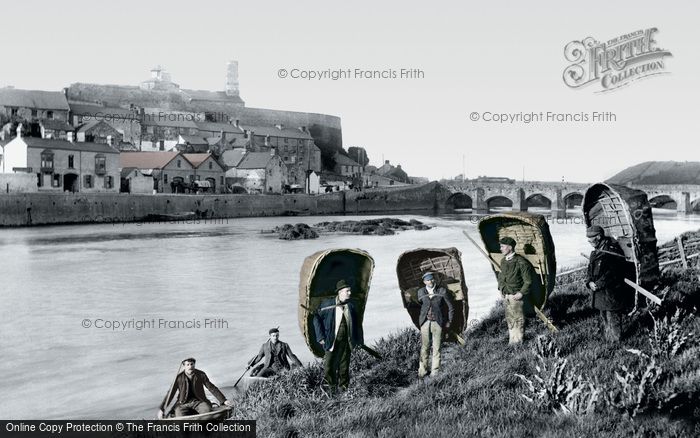 Photo of Carmarthen, Coracles 1898