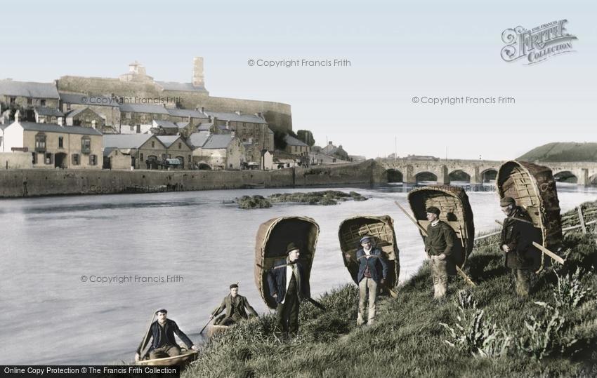 Carmarthen, Coracles 1898