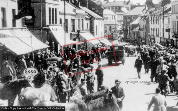 Photo of Carmarthen, Fair Day c.1950