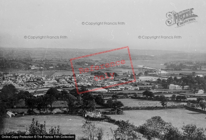 Photo of Carmarthen, From Penlan 1893