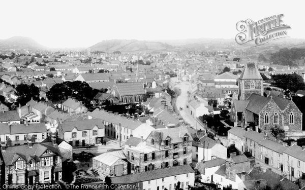 Photo of Carmarthen, From St David's Church Tower 1910