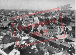 From St David's Tower c.1955, Carmarthen
