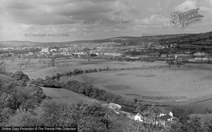Photo of Carmarthen, Horseshoe Bend, The River Towy 1962
