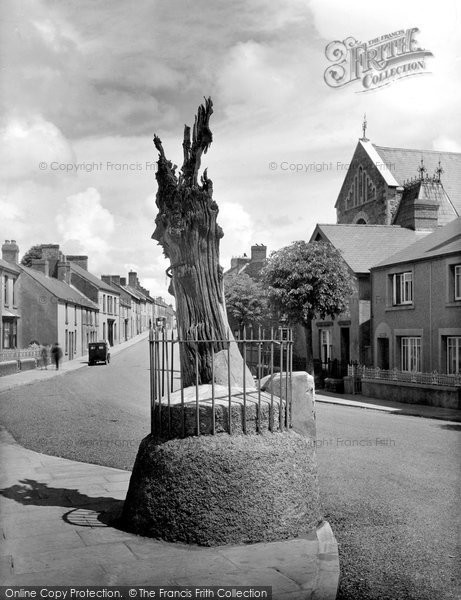 Photo of Carmarthen, Merlin's Oak 1936
