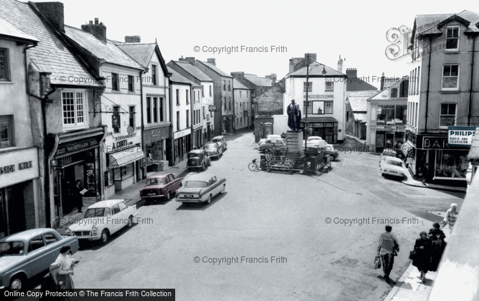 Photo of Carmarthen, Nott Square c.1965