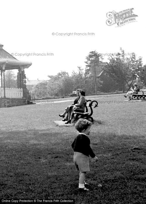Photo of Carmarthen, Playing In The Park 1949