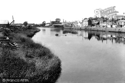 River Towy From Bridge 1910, Carmarthen