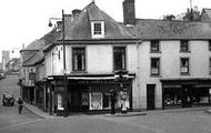 Shops In Guildhall Square 1949, Carmarthen