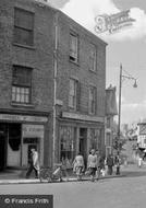 Shops In Guildhall Square 1949, Carmarthen