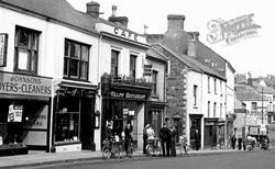 Shops On Lammas Street 1949, Carmarthen