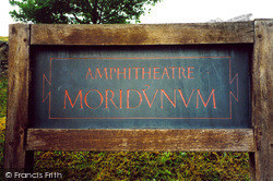 Sign Outside Amphitheatre 2004, Carmarthen