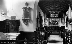 St Peter's Church, Interior 1898, Carmarthen