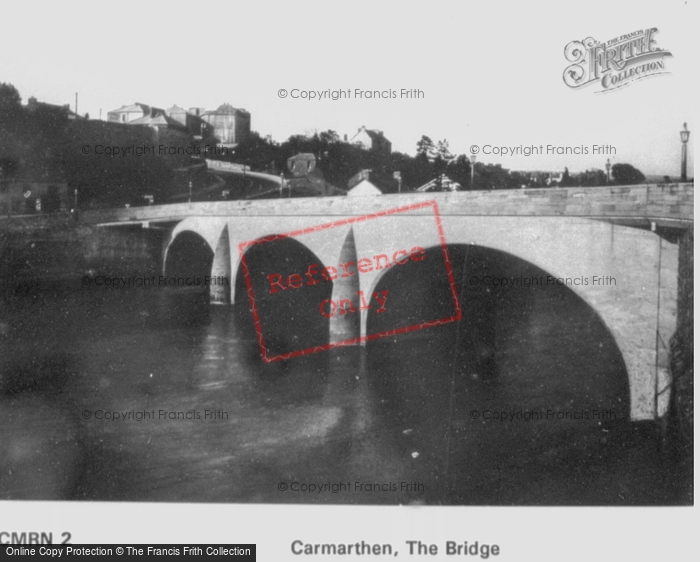 Photo of Carmarthen, The Bridge c.1950