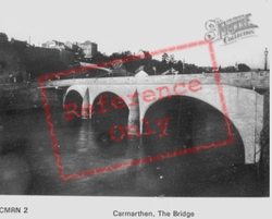 The Bridge c.1950, Carmarthen