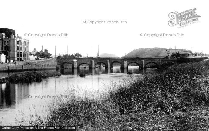 Photo of Carmarthen, The Bridge Over The Towy 1910