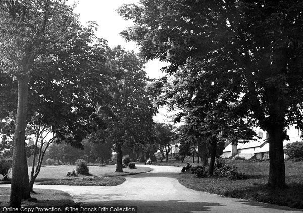 Photo of Carmarthen, The Park 1949