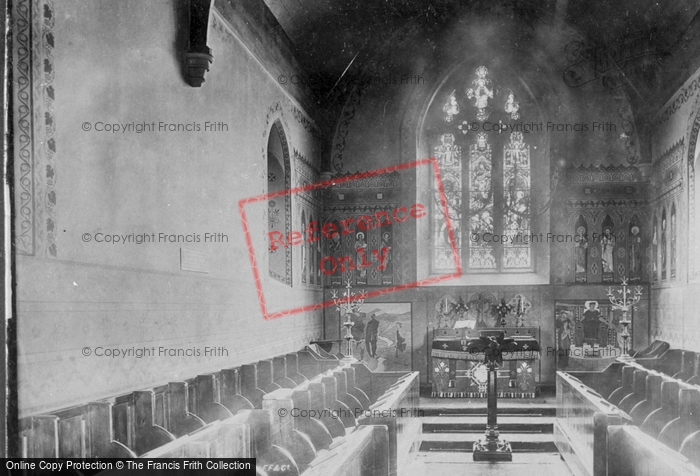 Photo of Carmarthen, Training College Chapel Interior 1893