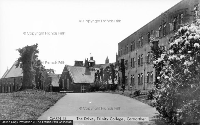 Photo of Carmarthen, Trinity College, The Drive c.1950