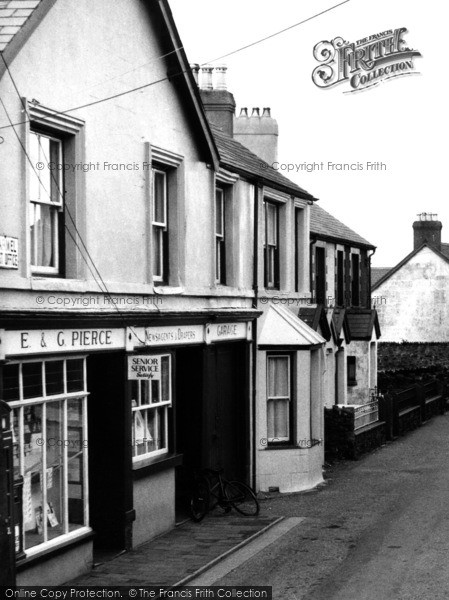 Photo of Carmel, E & G Pierce, Newsagents & Drapers, Pisgah Road c.1960
