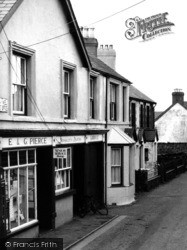 E & G Pierce, Newsagents & Drapers, Pisgah Road c.1960, Carmel