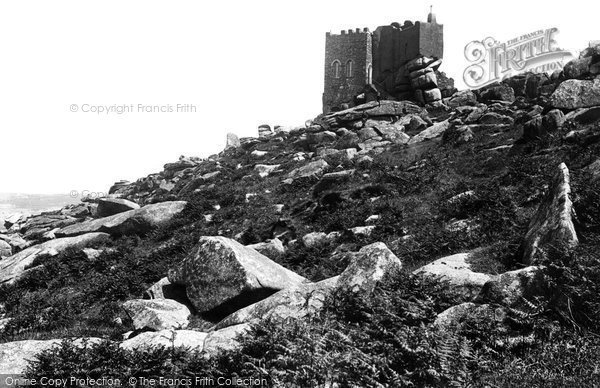 Photo of Carn Brea, Castle 1892