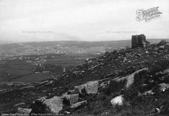 Carn Brea, Castle and Redruth 1891 Photo of Carn Brea, Castle And Redruth 1891