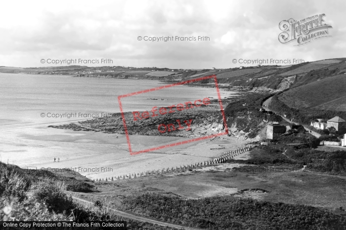 Photo of Carne, Pendower Beach c.1955