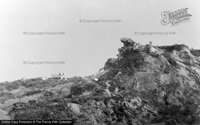 Photo of Carne, Rocks And Beach Path c.1955