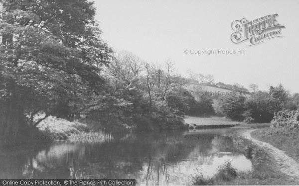 Photo of Carnforth, The Canal At Traveller's Rest c.1955