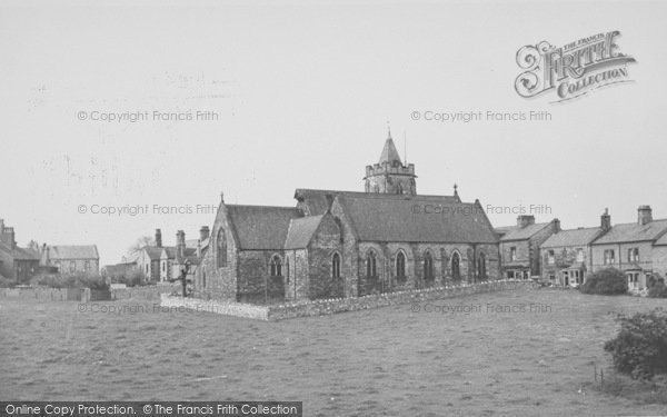 Photo of Carnforth, The Church c.1955