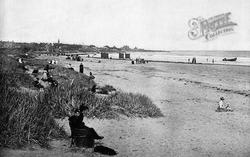 The Town And Beach c.1895, Carnoustie