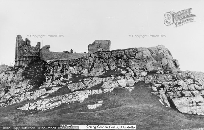 Photo of Carreg Cennen, Castle c.1960