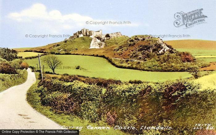 Photo of Carreg Cennen, Castle c.1960