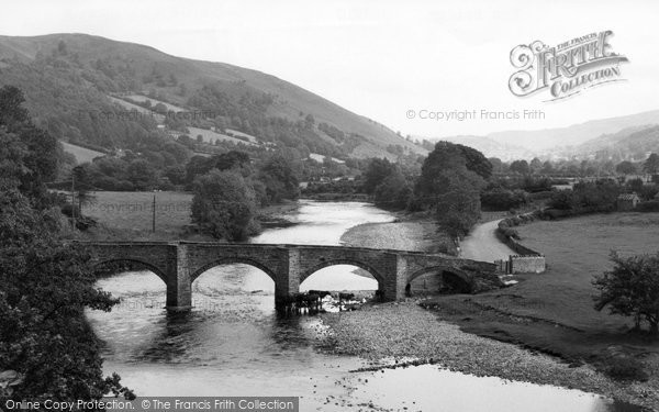 Photo of Carrog, Bridge c.1955