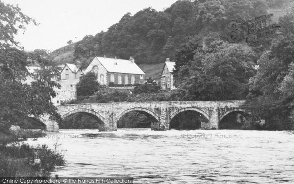 Photo of Carrog, Bridge, The River Dee c.1935